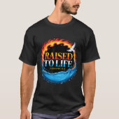 T-shirt Baptized Raised To Life Romans 6-4 Christian Bapti (Devant)