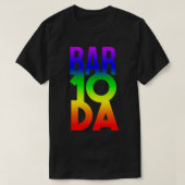 T-shirt BAR 10 DA Bartender FIDE Rainbow Funny Bartender (Design devant)
