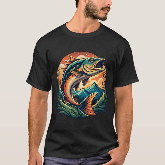 T-shirt bar achigan (Devant)
