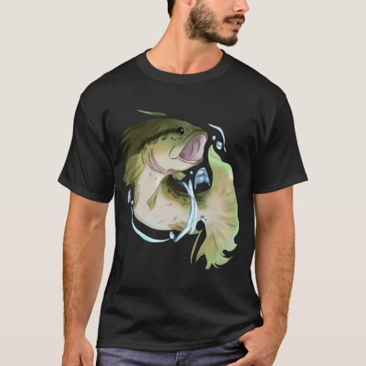 T-shirt Bar Bass (version verte) (Devant)