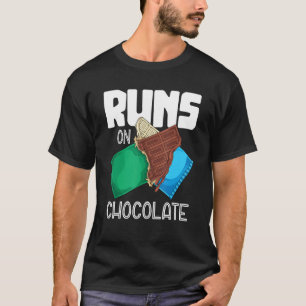 T-shirt Bar Chocolat Fonctionne Sur Chocolat Chocolat