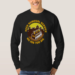 T-shirt Bar de service de retrait de bière Pub de boisson