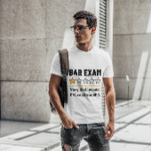T-shirt Bar Exam Funny 1 Étoiles Très Mauvais Ne Recommand