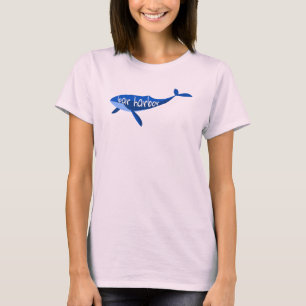 T-shirt Bar Harbour Maine Whale