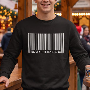 T-shirt Bar Humbug - Code-barres anti-Noël