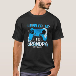 T-shirt Bar Mitzvah Leveled Jusqu'À Grandpa Est.2023 Nouve