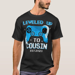 T-shirt Bar Mitzvah Leveled Up To Cousin Est 