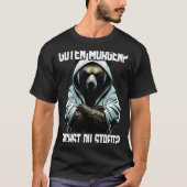 T-shirt Bär Spruch Lustig Geschenk I Guten Morgen Suchst d (Devant)