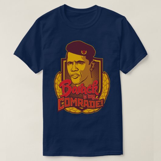 T-shirt Barack est mon camarade (Design devant)
