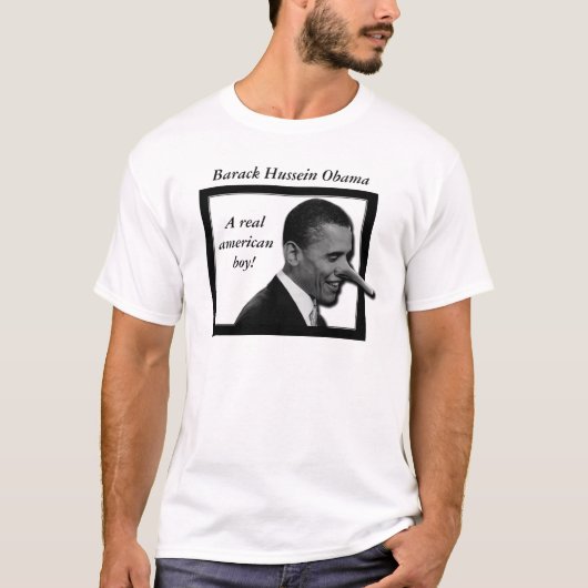 T-shirt Barack Hussein Obama (Devant)