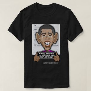 T-SHIRT BARACK HUSSEIN OBAMA AKA BARRY SOETORO