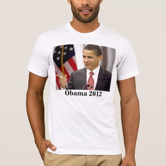 T-shirt Barack Obama 2012 (Devant)