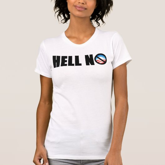 T-shirt Barack Obama 2012 ? Non ! (Devant)