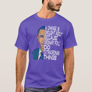 T-shirt Barack Obama 44e citations politiques États-Unis 1