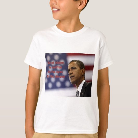 T-shirt Barack Obama a choisi (Devant)
