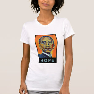T-shirt Barack Obama - espoir - customisé