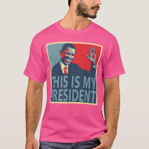 T-shirt Barack Obama est mon président
