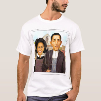 T-shirt Barack Obama et Michelle Obama dans gothique