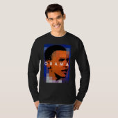 T-shirt Barack Obama font face (Devant entier)
