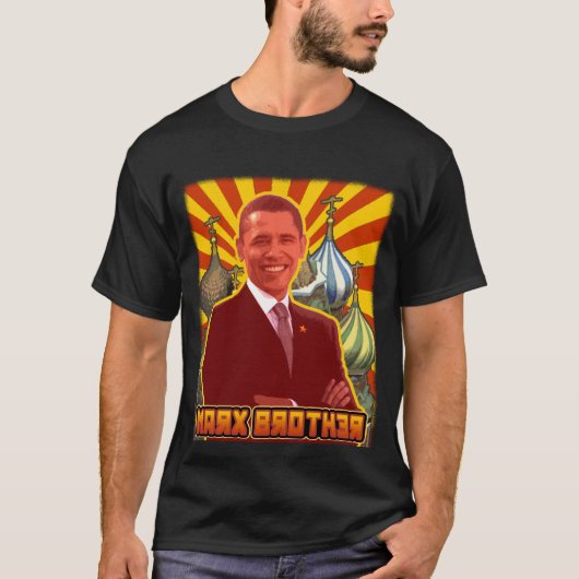 T-shirt Barack Obama : Frère de Marx (Devant)