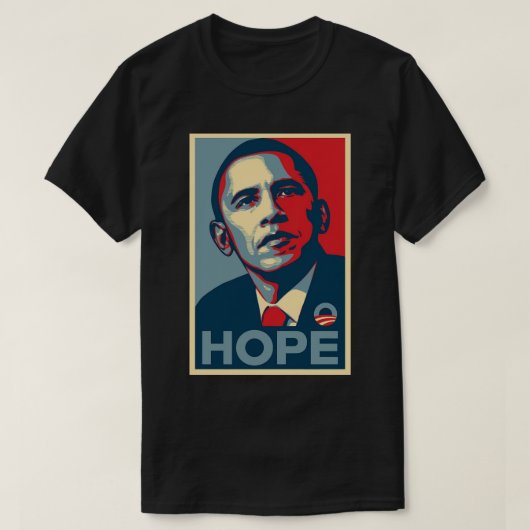 T-shirt Barack Obama Hope (Design devant)
