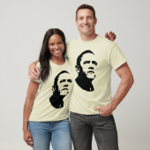 T-shirt Barack Obama (les deux côtés) (Unisexe)