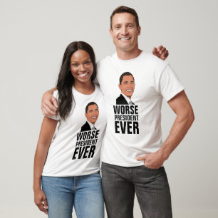 T-shirt BARACK OBAMA, Pire chemise du président Ever