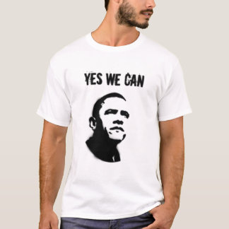 T-shirt Barack Obama. Pochoir YWC