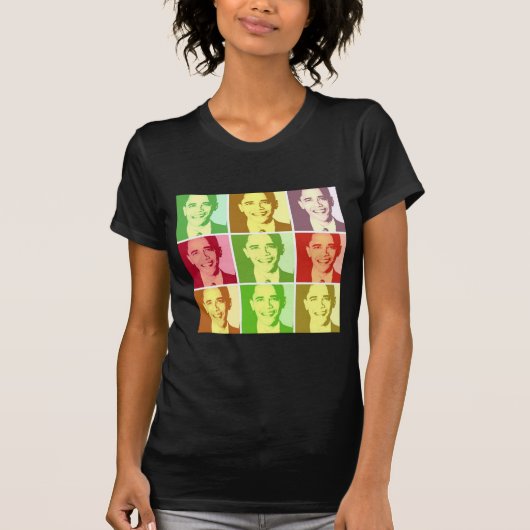 T-shirt Barack Obama Pop Art (Devant)