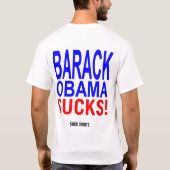 T-shirt Barack Obama suce (Dos)