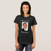 T-shirt Barack Obama toujours mon président chemise (Devant entier)