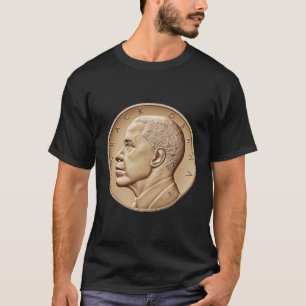 T-shirt Barack Obama United State Mint America Usa Coin Co