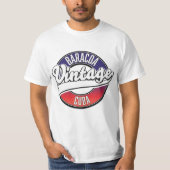 T-shirt Baracoa cuba logo vintage (Devant)