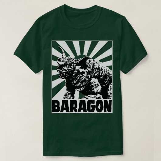 T-shirt BARAGON Soleil levant pour tee - shirts rouges (Design devant)