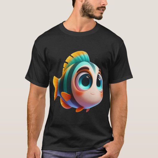 T-shirt Barb poisson adorable (Devant)