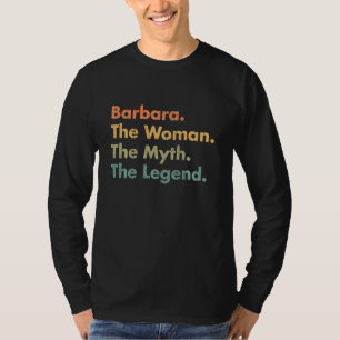 T-shirt Barbara La Femme Le Mythe La Légende Grand-Mère