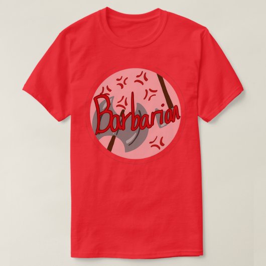 T-shirt Barbare 6 (Design devant)
