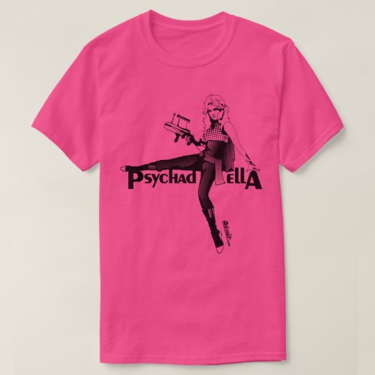 T-shirt Barbarella Psychadella (Design devant)