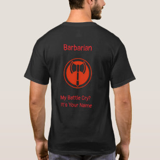 T-shirt Barbarian Battle Cry