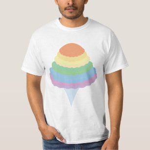 T-shirt Barbe à papa arc-en-ciel 
