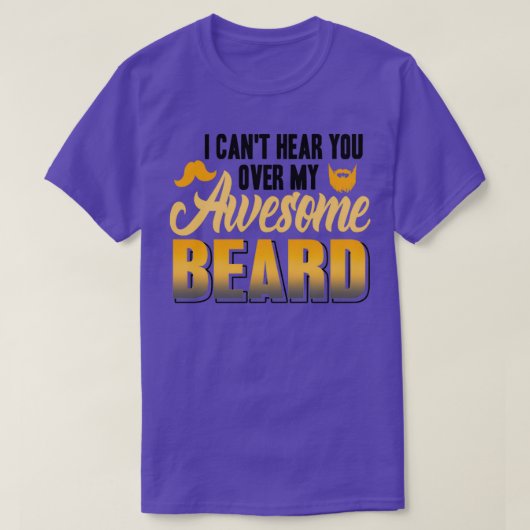 T-shirt Barbe barbe à barbe entière cadeau à barbe 5 (Design devant)