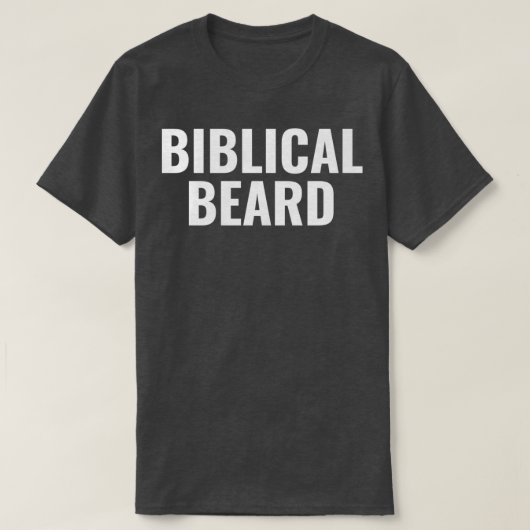 T-shirt Barbe biblique 1 (Design devant)
