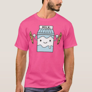 T-shirt Barbe de cookies de levage de lait Drôle de nourri