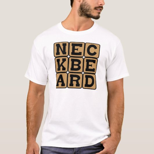 T-shirt Barbe de cou, Mème Internet (Devant)