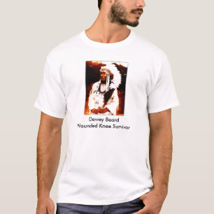 T-shirt Barbe de Dewey, survivant de genou de Dewey