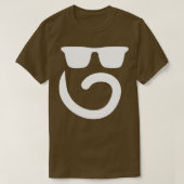 T-shirt Barbe de queue de singe Funny Beard Cadeau (Design devant)