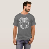 T-shirt BARBE ET OS CROISÉS de Zentastic (Devant entier)