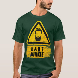 T-shirt Barbe Junkie Beard Porteur Barbe Grooming Barbier 