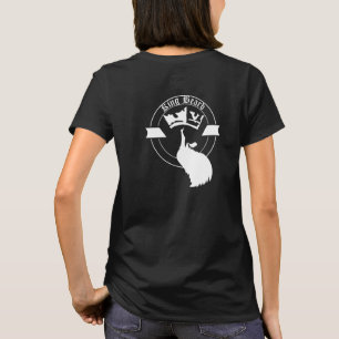 T-shirt Barbe King&Queen sur noir