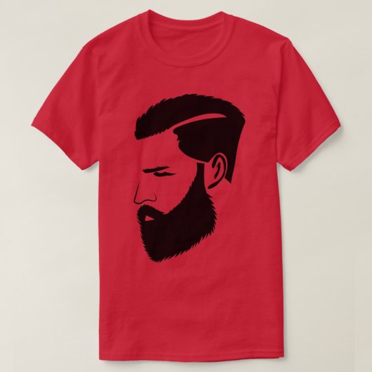T-shirt Barbe noire 10 (Design devant)
